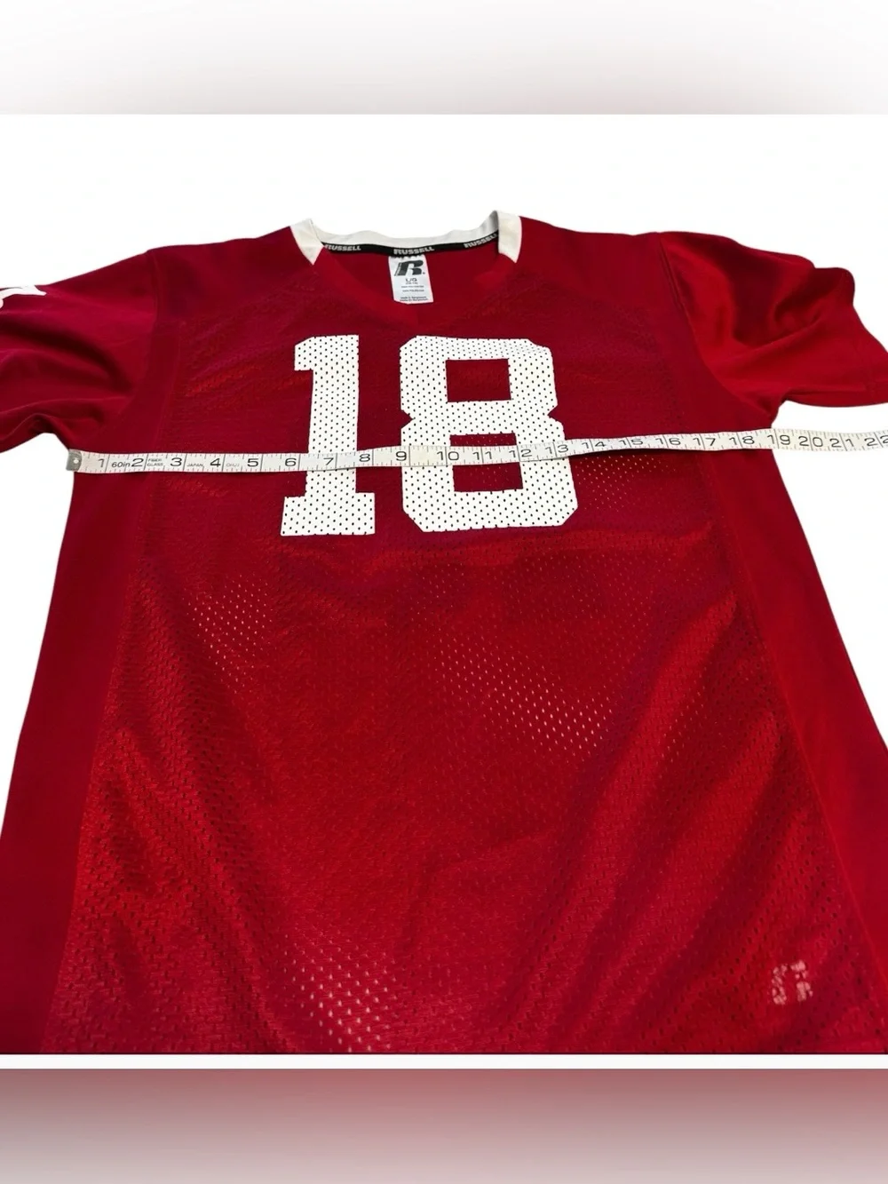 Russell Athletic Alabama Crimson Tide Youth #18 Red Football Jersey Lg.(10-12)